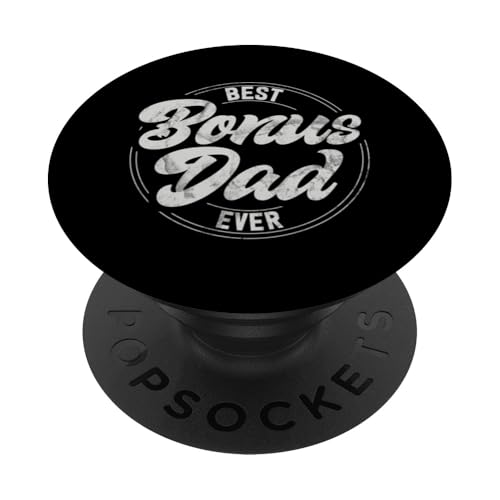 Bester Bonus-Vater aller Zeiten Stiefvater Vaterschaft Eltern-Vatertag PopSockets Klebender PopGrip Bester Bonus-Vater aller Zeiten Stiefvater Vaterschaft Eltern-Vatertag PopSockets Klebender PopGrip von Funny Bonus Dad Step-Dad Parent Gifts Father's Day