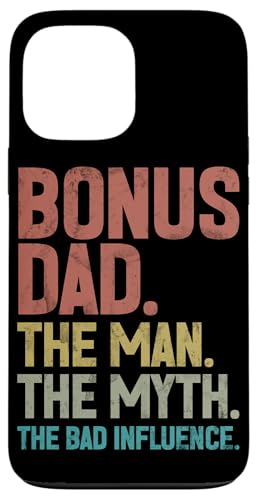 Bonus Dad The Man The Myth The Bad Influence Retro Vater Hülle für iPhone 13 Pro Max Bonus Dad The Man The Myth The Bad Influence Retro Vater Hülle für iPhone 13 Pro Max von Funny Bonus Dad Step-Dad Parent Gifts Father's Day