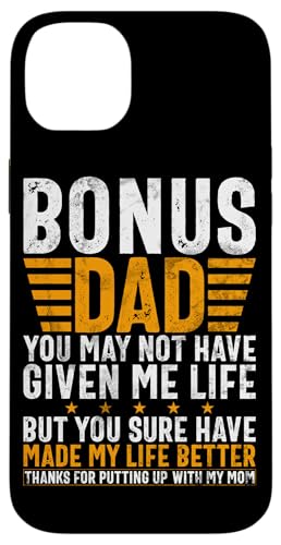Bonus Dad Vatertag Lustiger Stiefvater Vintage Papa Parent Hülle für iPhone 14 Plus Bonus Dad Vatertag Lustiger Stiefvater Vintage Papa Parent Hülle für iPhone 14 Plus von Funny Bonus Dad Step-Dad Parent Gifts Father's Day