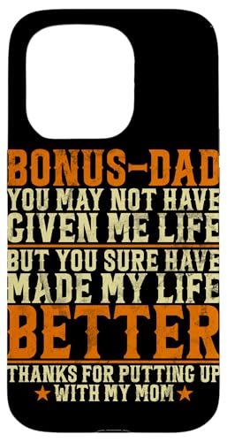 Bonus Dad Vatertag Vintage Stepdad Papa Retro Lustig Hülle für iPhone 15 Pro Bonus Dad Vatertag Vintage Stepdad Papa Retro Lustig Hülle für iPhone 15 Pro von Funny Bonus Dad Step-Dad Parent Gifts Father's Day