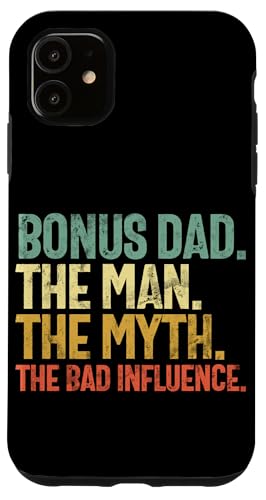 Bonus Papa Der Mann Der Mythos Der schlechte Einfluss Vatertag Hülle für iPhone 11 Bonus Papa Der Mann Der Mythos Der schlechte Einfluss Vatertag Hülle für iPhone 11 von Funny Bonus Dad Step-Dad Parent Gifts Father's Day