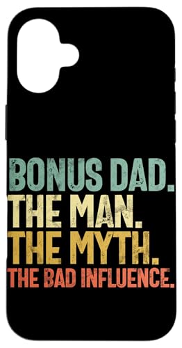 Bonus Papa Der Mann Der Mythos Der schlechte Einfluss Vatertag Hülle für iPhone 16 Plus Bonus Papa Der Mann Der Mythos Der schlechte Einfluss Vatertag Hülle für iPhone 16 Plus von Funny Bonus Dad Step-Dad Parent Gifts Father's Day