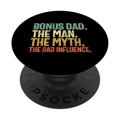 Bonus Papa Der Mann Der Mythos Der schlechte Einfluss Vatertag PopSockets Klebender PopGrip Bonus Papa Der Mann Der Mythos Der schlechte Einfluss Vatertag PopSockets Klebender PopGrip von Funny Bonus Dad Step-Dad Parent Gifts Father's Day