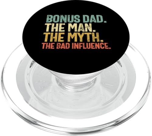 Bonus Papa Der Mann Der Mythos Der schlechte Einfluss Vatertag PopSockets PopGrip für MagSafe Bonus Papa Der Mann Der Mythos Der schlechte Einfluss Vatertag PopSockets PopGrip für MagSafe von Funny Bonus Dad Step-Dad Parent Gifts Father's Day