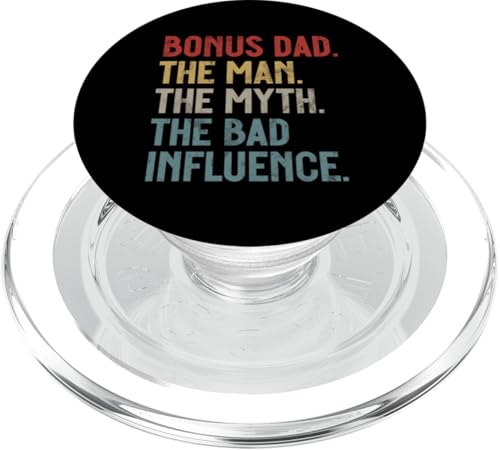 Bonus Papa Der Mann Der Mythos Der schlechte Einfluss Vatertag PopSockets PopGrip für MagSafe Bonus Papa Der Mann Der Mythos Der schlechte Einfluss Vatertag PopSockets PopGrip für MagSafe von Funny Bonus Dad Step-Dad Parent Gifts Father's Day