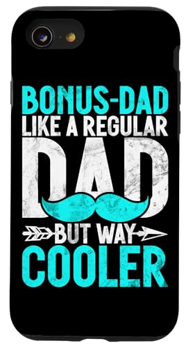 Bonus Papa wie ein normaler, aber viel coolerer Vatertag Hülle für iPhone SE (2020) / 7 / 8 von Funny Bonus Dad Step-Dad Parent Gifts Father's Day