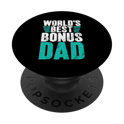 Der beste Bonus-Vater der Welt, Vatertag, Retro-Stiefvater PopSockets Klebender PopGrip Der beste Bonus-Vater der Welt, Vatertag, Retro-Stiefvater PopSockets Klebender PopGrip von Funny Bonus Dad Step-Dad Parent Gifts Father's Day