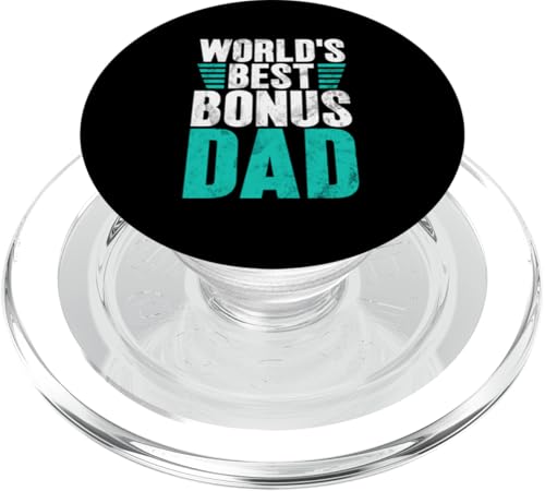 Der beste Bonus-Vater der Welt, Vatertag, Retro-Stiefvater PopSockets PopGrip für MagSafe Der beste Bonus-Vater der Welt, Vatertag, Retro-Stiefvater PopSockets PopGrip für MagSafe von Funny Bonus Dad Step-Dad Parent Gifts Father's Day