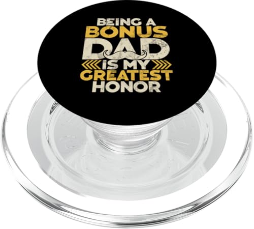 Ein Bonus-Vater zu sein ist meine größte Ehre Vatertags-Retro PopSockets PopGrip für MagSafe Ein Bonus-Vater zu sein ist meine größte Ehre Vatertags-Retro PopSockets PopGrip für MagSafe von Funny Bonus Dad Step-Dad Parent Gifts Father's Day