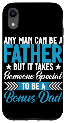 Es braucht jemanden, der etwas Besonderes ist, um ein Bonus-Vatertag zu sein Hülle für iPhone XR von Funny Bonus Dad Step-Dad Parent Gifts Father's Day