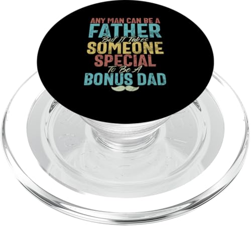 Es braucht jemanden, der etwas Besonderes ist, um ein Bonus zu sein: Vater, Stiefvater, Vatertag PopSockets PopGrip für MagSafe Es braucht jemanden, der etwas Besonderes ist, um ein Bonus zu sein: Vater, Stiefvater, Vatertag PopSockets PopGrip für MagSafe von Funny Bonus Dad Step-Dad Parent Gifts Father's Day