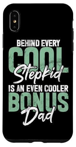 Hinter jedem coolen Stiefkind steckt ein noch cooler Bonus Dad Hülle für iPhone XS Max Hinter jedem coolen Stiefkind steckt ein noch cooler Bonus Dad Hülle für iPhone XS Max von Funny Bonus Dad Step-Dad Parent Gifts Father's Day