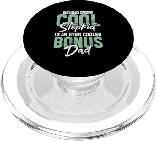 Hinter jedem coolen Stiefkind steckt ein noch cooler Bonus Dad PopSockets PopGrip für MagSafe Hinter jedem coolen Stiefkind steckt ein noch cooler Bonus Dad PopSockets PopGrip für MagSafe von Funny Bonus Dad Step-Dad Parent Gifts Father's Day