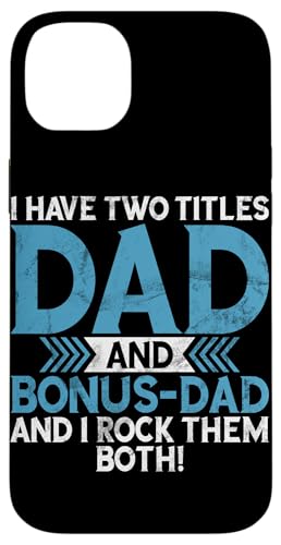 Ich habe zwei Titel Dad und Bonus Day I Rock Them Both Parent Hülle für iPhone 14 Plus Ich habe zwei Titel Dad und Bonus Day I Rock Them Both Parent Hülle für iPhone 14 Plus von Funny Bonus Dad Step-Dad Parent Gifts Father's Day
