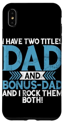 Ich habe zwei Titel Dad und Bonus Day I Rock Them Both Parent Hülle für iPhone XS Max Ich habe zwei Titel Dad und Bonus Day I Rock Them Both Parent Hülle für iPhone XS Max von Funny Bonus Dad Step-Dad Parent Gifts Father's Day