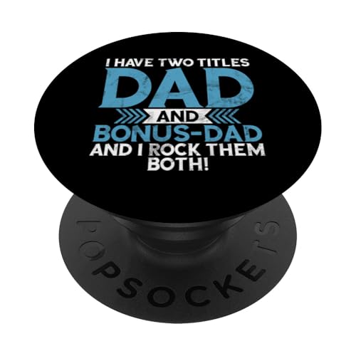 Ich habe zwei Titel Dad und Bonus Day I Rock Them Both Parent PopSockets Klebender PopGrip Ich habe zwei Titel Dad und Bonus Day I Rock Them Both Parent PopSockets Klebender PopGrip von Funny Bonus Dad Step-Dad Parent Gifts Father's Day