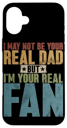 Nicht dein richtiger Vater, aber ich bin dein echter Fan Vatertag Lustig Hülle für iPhone 16 Plus Nicht dein richtiger Vater, aber ich bin dein echter Fan Vatertag Lustig Hülle für iPhone 16 Plus von Funny Bonus Dad Step-Dad Parent Gifts Father's Day