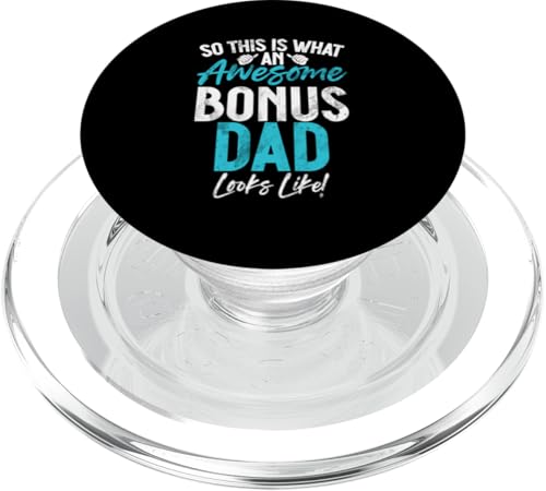 So sieht der tolle Bonus Papa aus Vatertag PopSockets PopGrip für MagSafe So sieht der tolle Bonus Papa aus Vatertag PopSockets PopGrip für MagSafe von Funny Bonus Dad Step-Dad Parent Gifts Father's Day