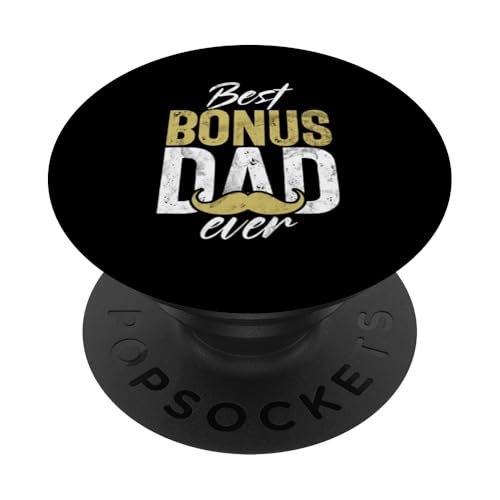 The Bonus Dad Ever Vatertag Lustiger Stiefvater für Eltern, Vintage-Stil PopSockets Klebender PopGrip The Bonus Dad Ever Vatertag Lustiger Stiefvater für Eltern, Vintage-Stil PopSockets Klebender PopGrip von Funny Bonus Dad Step-Dad Parent Gifts Father's Day