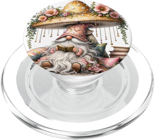 Book Reader Accessories For Women And Girls Spring Gnome PopSockets PopGrip für MagSafe Book Reader Accessories For Women And Girls Spring Gnome PopSockets PopGrip für MagSafe von Funny Book Reading Themed Gifts For Gnome Lovers