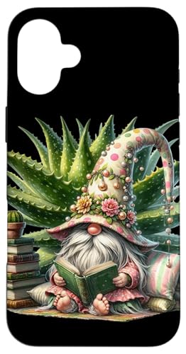 Bookworm Gnome Reading Themed Cactus Decor For Librarian Hülle für iPhone 16 Plus Bookworm Gnome Reading Themed Cactus Decor For Librarian Hülle für iPhone 16 Plus von Funny Book Reading Themed Gifts For Gnome Lovers