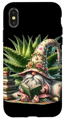 Bookworm Gnome Reading Themed Cactus Decor For Librarian Hülle für iPhone X/XS Bookworm Gnome Reading Themed Cactus Decor For Librarian Hülle für iPhone X/XS von Funny Book Reading Themed Gifts For Gnome Lovers