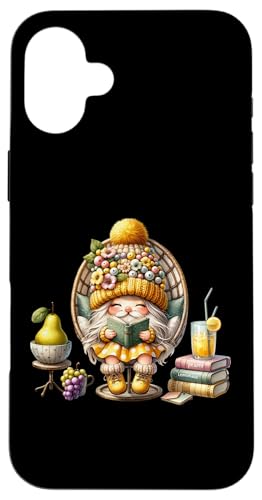 Cute Book Lover Graphic For Women With Teacher Reading Gnome Hülle für iPhone 16 Plus Cute Book Lover Graphic For Women With Teacher Reading Gnome Hülle für iPhone 16 Plus von Funny Book Reading Themed Gifts For Gnome Lovers