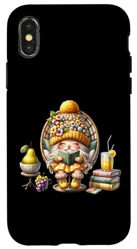 Cute Book Lover Graphic For Women With Teacher Reading Gnome Hülle für iPhone X/XS Cute Book Lover Graphic For Women With Teacher Reading Gnome Hülle für iPhone X/XS von Funny Book Reading Themed Gifts For Gnome Lovers