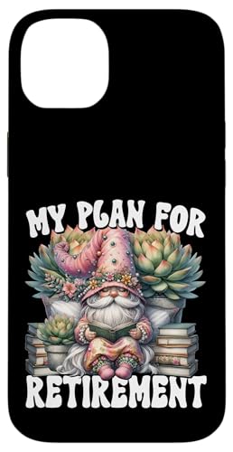 Funny Retirement Plan For Book Lover Retired Teacher Gnome Hülle für iPhone 14 Plus Funny Retirement Plan For Book Lover Retired Teacher Gnome Hülle für iPhone 14 Plus von Funny Book Reading Themed Gifts For Gnome Lovers