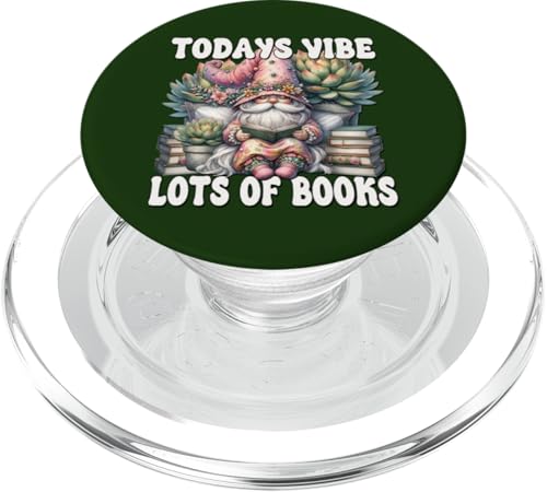 Funny Saying For Teachers Who Loves Reading Librarian Gnome PopSockets PopGrip für MagSafe Funny Saying For Teachers Who Loves Reading Librarian Gnome PopSockets PopGrip für MagSafe von Funny Book Reading Themed Gifts For Gnome Lovers