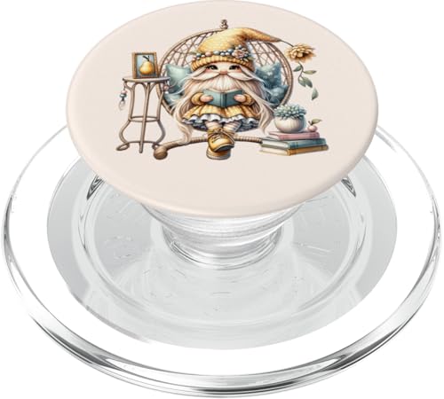 Reading Gnome Gifts For Women And Teachers With Book Graphic PopSockets PopGrip für MagSafe Reading Gnome Gifts For Women And Teachers With Book Graphic PopSockets PopGrip für MagSafe von Funny Book Reading Themed Gifts For Gnome Lovers