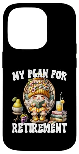 Retired Teacher Gnome For Book Lover Retirement Saying Hülle für iPhone 14 Pro Retired Teacher Gnome For Book Lover Retirement Saying Hülle für iPhone 14 Pro von Funny Book Reading Themed Gifts For Gnome Lovers
