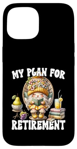 Retired Teacher Gnome For Book Lover Retirement Saying Hülle für iPhone 15 Retired Teacher Gnome For Book Lover Retirement Saying Hülle für iPhone 15 von Funny Book Reading Themed Gifts For Gnome Lovers