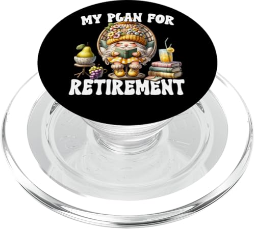 Retired Teacher Gnome For Book Lover Retirement Saying PopSockets PopGrip für MagSafe Retired Teacher Gnome For Book Lover Retirement Saying PopSockets PopGrip für MagSafe von Funny Book Reading Themed Gifts For Gnome Lovers