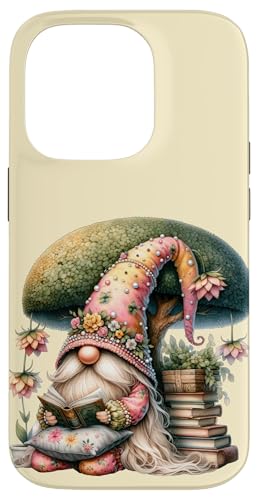 Retired Teacher Gnome For Women Who Loves Reading Books Hülle für iPhone 14 Pro von Funny Book Reading Themed Gifts For Gnome Lovers