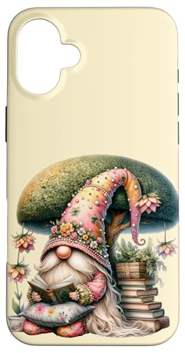 Retired Teacher Gnome For Women Who Loves Reading Books Hülle für iPhone 16 Plus Retired Teacher Gnome For Women Who Loves Reading Books Hülle für iPhone 16 Plus von Funny Book Reading Themed Gifts For Gnome Lovers