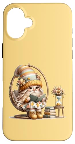 Spring Gnome Teacher Graphic For Women Girls Cute Librarian Hülle für iPhone 16 Plus Spring Gnome Teacher Graphic For Women Girls Cute Librarian Hülle für iPhone 16 Plus von Funny Book Reading Themed Gifts For Gnome Lovers