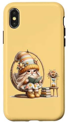 Spring Gnome Teacher Graphic For Women Girls Cute Librarian Hülle für iPhone X/XS Spring Gnome Teacher Graphic For Women Girls Cute Librarian Hülle für iPhone X/XS von Funny Book Reading Themed Gifts For Gnome Lovers