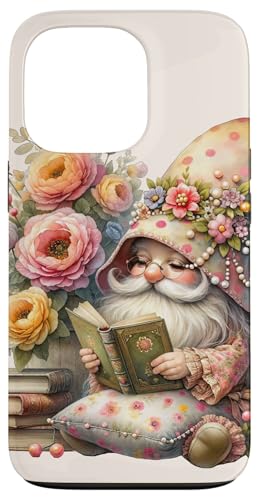 Teacher Dad Gnome Reading Books In The Garden Floral Spring Hülle für iPhone 13 Pro Teacher Dad Gnome Reading Books In The Garden Floral Spring Hülle für iPhone 13 Pro von Funny Book Reading Themed Gifts For Gnome Lovers
