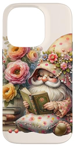 Teacher Dad Gnome Reading Books In The Garden Floral Spring Hülle für iPhone 14 Pro Teacher Dad Gnome Reading Books In The Garden Floral Spring Hülle für iPhone 14 Pro von Funny Book Reading Themed Gifts For Gnome Lovers