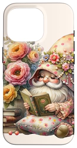 Teacher Dad Gnome Reading Books In The Garden Floral Spring Hülle für iPhone 16 Pro Teacher Dad Gnome Reading Books In The Garden Floral Spring Hülle für iPhone 16 Pro von Funny Book Reading Themed Gifts For Gnome Lovers