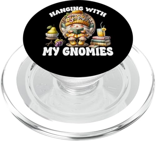Teacher Gnome Reading Books And Hanging With My Gnomies PopSockets PopGrip für MagSafe Teacher Gnome Reading Books And Hanging With My Gnomies PopSockets PopGrip für MagSafe von Funny Book Reading Themed Gifts For Gnome Lovers