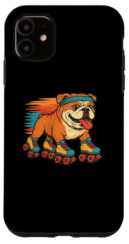Englische Bulldogge, Rollschuhlaufen, Retro, Vintage, Hundeliebhaber Hülle für iPhone 11 Englische Bulldogge, Rollschuhlaufen, Retro, Vintage, Hundeliebhaber Hülle für iPhone 11 von Funny Bulldog 70s 80s Roller Skating Dog Designs