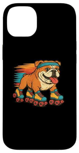 Englische Bulldogge, Rollschuhlaufen, Retro, Vintage, Hundeliebhaber Hülle für iPhone 14 Plus Englische Bulldogge, Rollschuhlaufen, Retro, Vintage, Hundeliebhaber Hülle für iPhone 14 Plus von Funny Bulldog 70s 80s Roller Skating Dog Designs