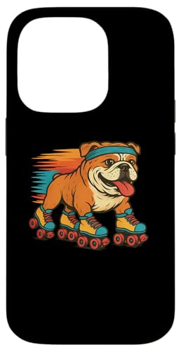 Englische Bulldogge, Rollschuhlaufen, Retro, Vintage, Hundeliebhaber Hülle für iPhone 14 Pro Englische Bulldogge, Rollschuhlaufen, Retro, Vintage, Hundeliebhaber Hülle für iPhone 14 Pro von Funny Bulldog 70s 80s Roller Skating Dog Designs
