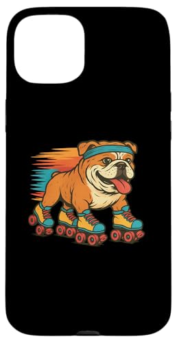 Englische Bulldogge, Rollschuhlaufen, Retro, Vintage, Hundeliebhaber Hülle für iPhone 15 Plus Englische Bulldogge, Rollschuhlaufen, Retro, Vintage, Hundeliebhaber Hülle für iPhone 15 Plus von Funny Bulldog 70s 80s Roller Skating Dog Designs