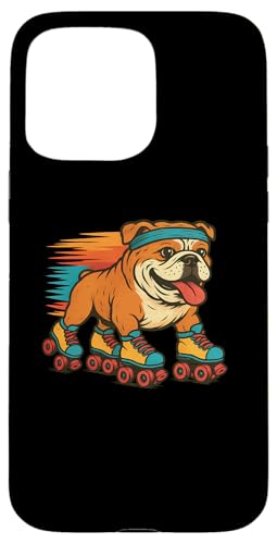 Englische Bulldogge, Rollschuhlaufen, Retro, Vintage, Hundeliebhaber Hülle für iPhone 15 Pro Max Englische Bulldogge, Rollschuhlaufen, Retro, Vintage, Hundeliebhaber Hülle für iPhone 15 Pro Max von Funny Bulldog 70s 80s Roller Skating Dog Designs