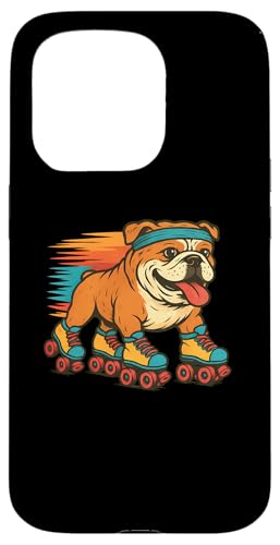 Englische Bulldogge, Rollschuhlaufen, Retro, Vintage, Hundeliebhaber Hülle für iPhone 15 Pro Englische Bulldogge, Rollschuhlaufen, Retro, Vintage, Hundeliebhaber Hülle für iPhone 15 Pro von Funny Bulldog 70s 80s Roller Skating Dog Designs