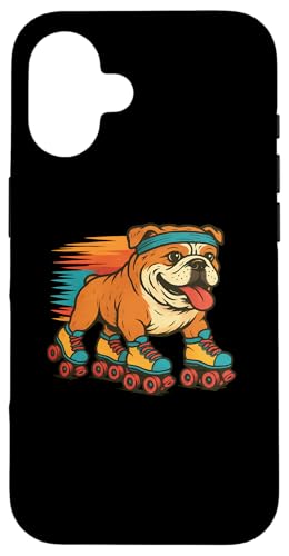 Englische Bulldogge, Rollschuhlaufen, Retro, Vintage, Hundeliebhaber Hülle für iPhone 16 Englische Bulldogge, Rollschuhlaufen, Retro, Vintage, Hundeliebhaber Hülle für iPhone 16 von Funny Bulldog 70s 80s Roller Skating Dog Designs