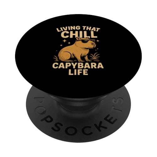 Lustiger Capybara-Liebhaber Nager Wildtiere Capy PopSockets Klebender PopGrip Lustiger Capybara-Liebhaber Nager Wildtiere Capy PopSockets Klebender PopGrip von Funny Capybara Rodent Animal Capy